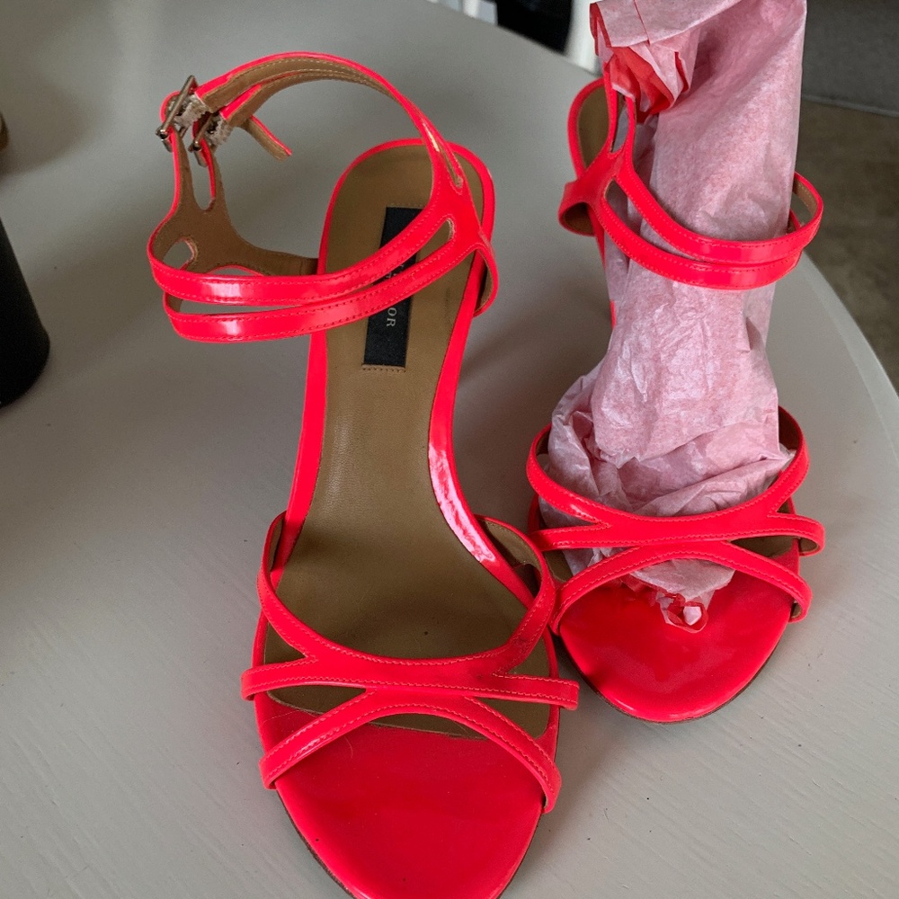 Ann Taylor Hot Pink Sandals